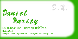 daniel marity business card